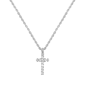 Колье из белого золота с фианитами 07-0135-00-401-1120-03