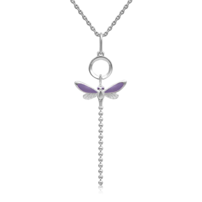 Подвеска «Стрекоза» из серебра с эмалью 03-3189-00-000-0200-71