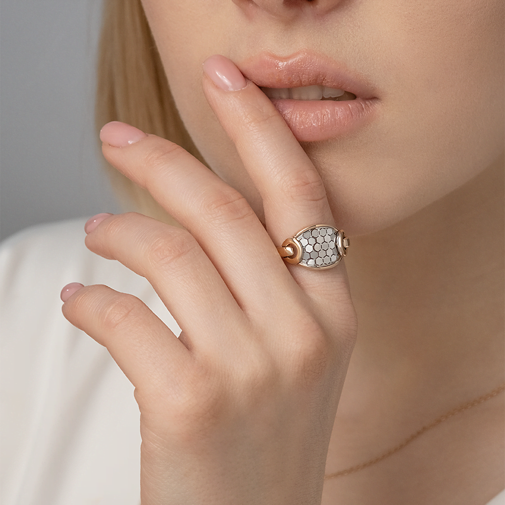 Кольцо из комбинированного золота 01-5764-01-000-1111