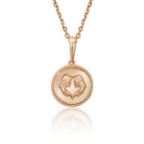 Подвеска «Знак зодиака Близнецы» из красного золота 03-3110-03-000-1110-66