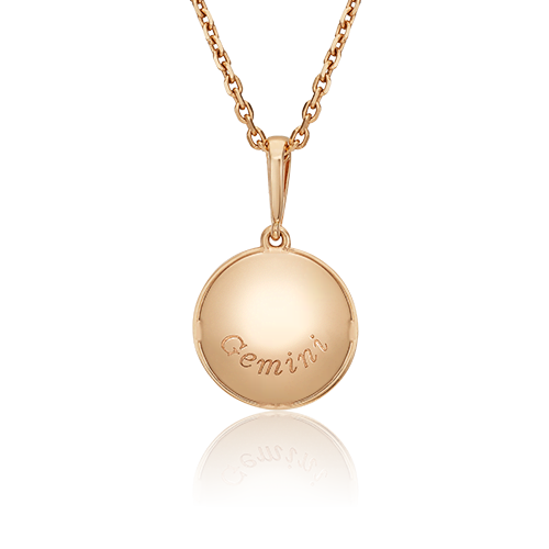 Подвеска «Знак зодиака Близнецы» из красного золота 03-3110-03-000-1110-66
