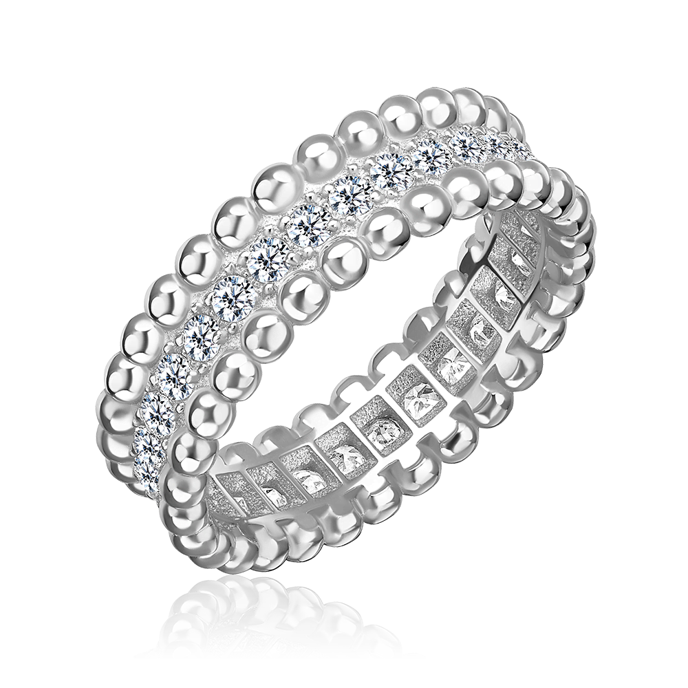 Кольцо из серебра с фианитами 01-5929-00-401-0200