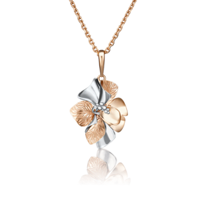 Подвеска «Китайская роза» из красного золота 03-2834-00-000-1110-48