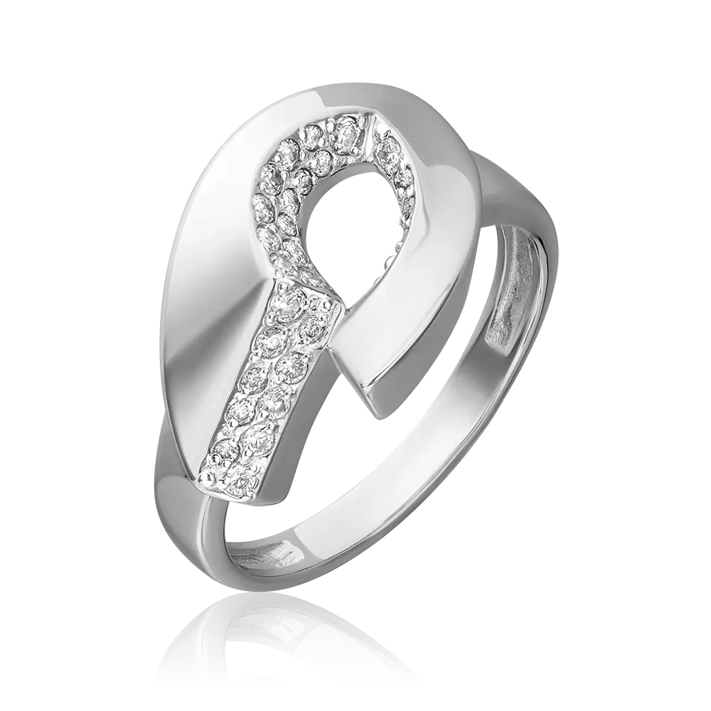 Кольцо из серебра с фианитами 01-5643-00-401-0200