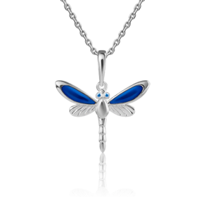 Подвеска «Стрекоза» из серебра с эмалью 03-3205-01-000-0200-71