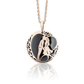 Подвеска «Влюбленные» из красного золота 03-2599-00-000-1110-48