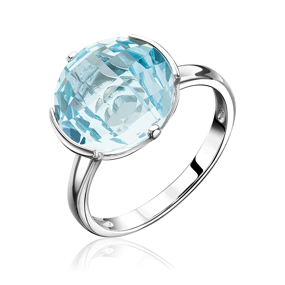 Кольцо из серебра с топазом 01-3509-00-201-0200