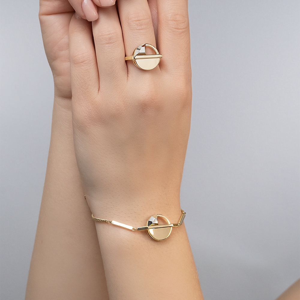 Браслет из комбинированного золота 05-0753-00-000-1121