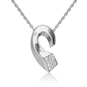 Подвеска из серебра с фианитами 03-3401-00-401-0200