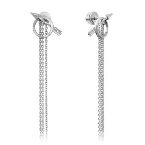 Серьги-пусеты «Стрелы» из серебра 02-4618-00-000-0200-71