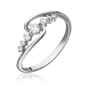 Кольцо из белого золота с бриллиантами 01-5521-00-101-1120-30