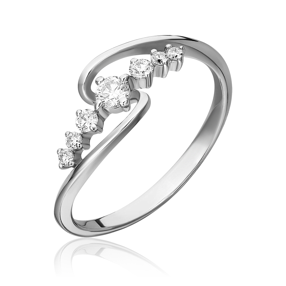 Кольцо из белого золота с бриллиантами 01-5521-00-101-1120-30