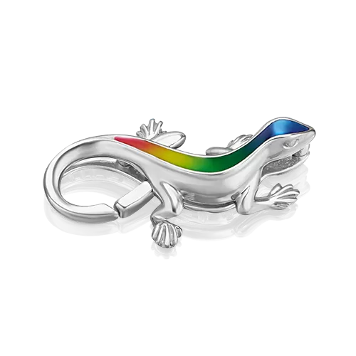 Соул «Ящерица» из серебра с эмалью 14-0010-00-000-0200