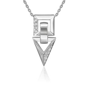 Подвеска из серебра с фианитами 03-3392-00-401-0200