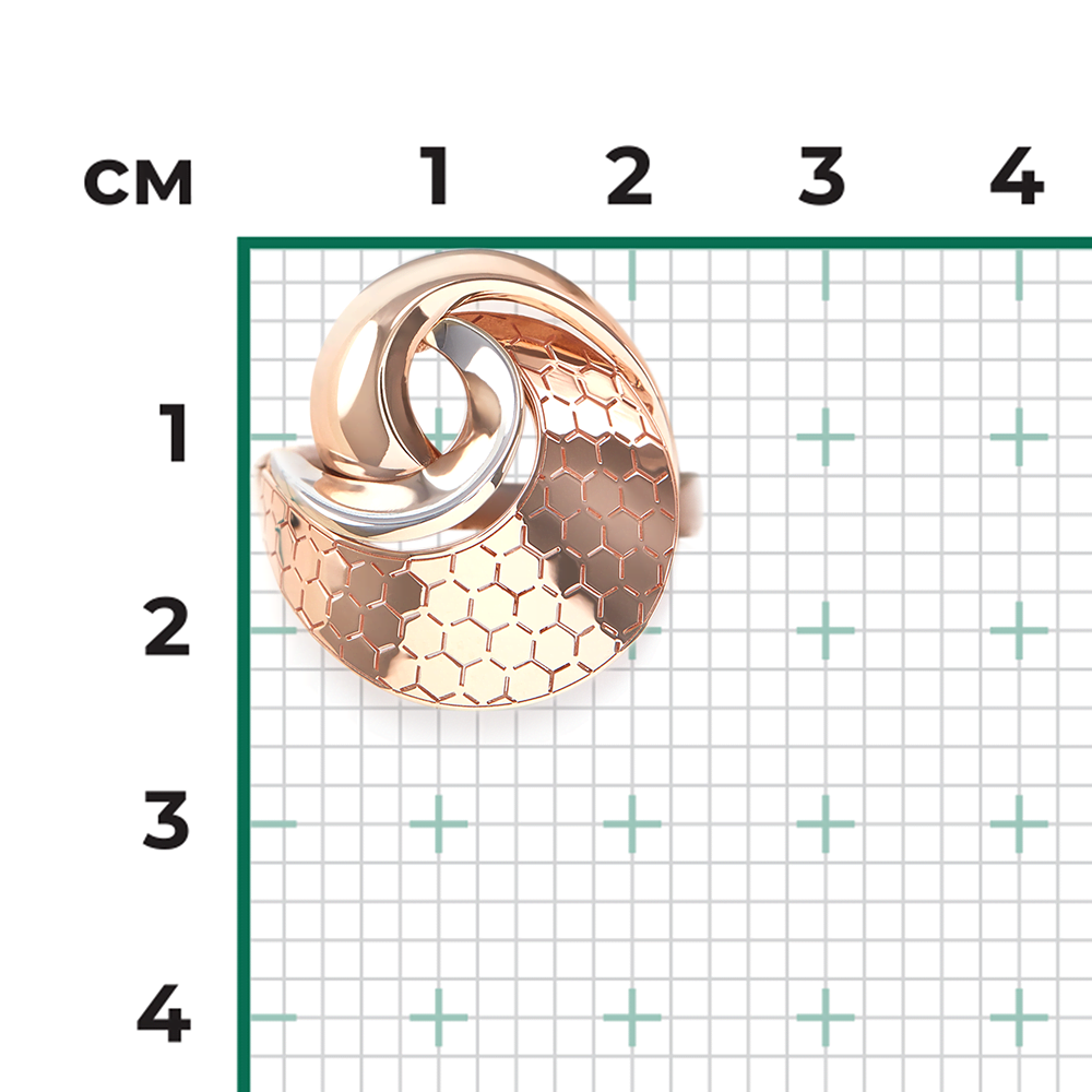 Кольцо из комбинированного золота 01-5768-00-000-1111