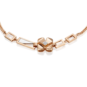 Браслет из комбинированного золота с бриллиантами 05-0731-00-101-1111