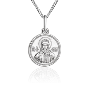 Комплект (иконка на цепи) «Святая княгиня Ольга» из серебра 15-0019-00-000-0200