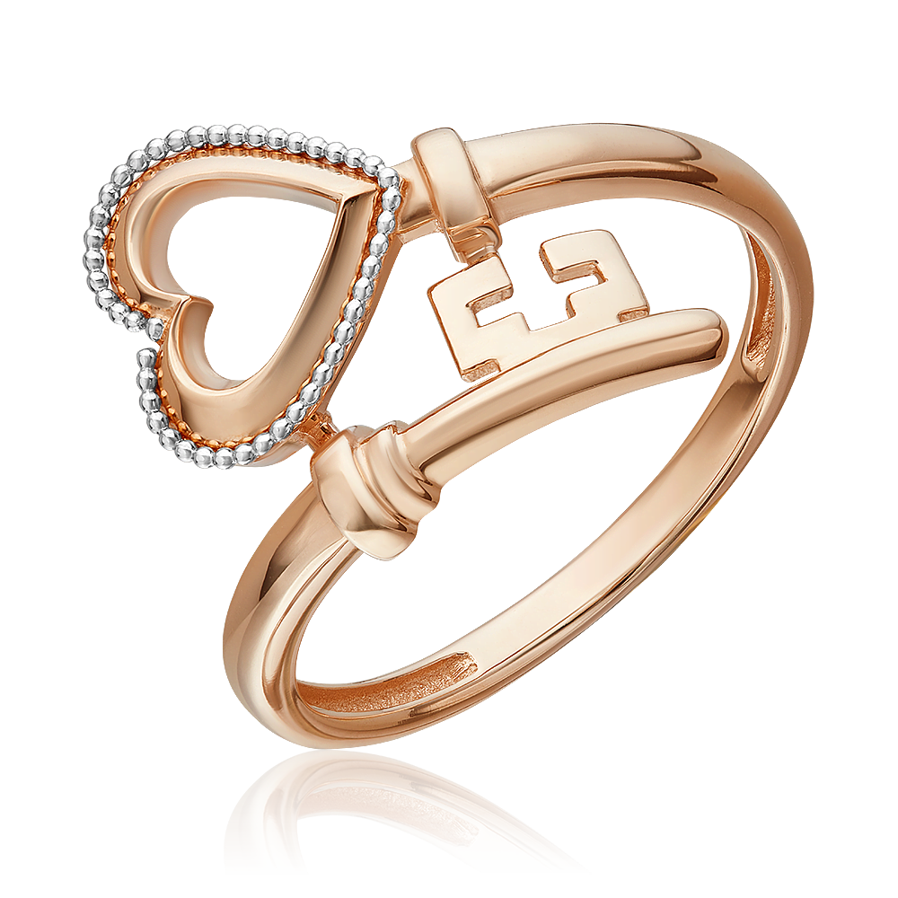 Кольцо «Секрет любви» из комбинированного золота 01-5788-00-000-1111