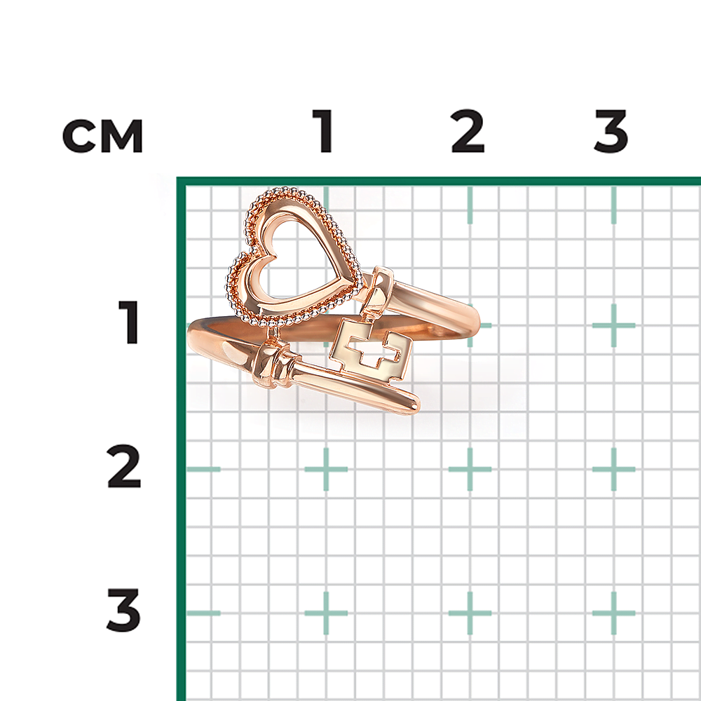 Кольцо «Секрет любви» из комбинированного золота 01-5788-00-000-1111
