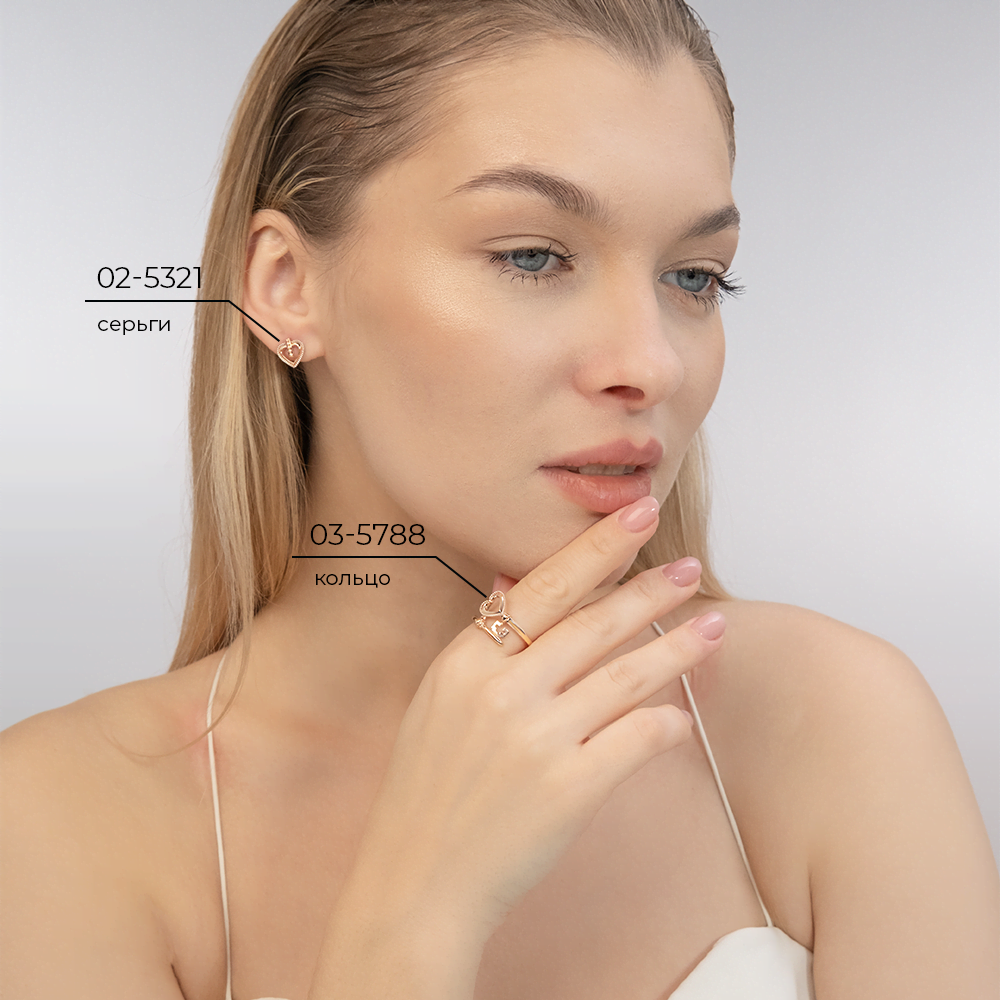 Кольцо «Секрет любви» из комбинированного золота 01-5788-00-000-1111