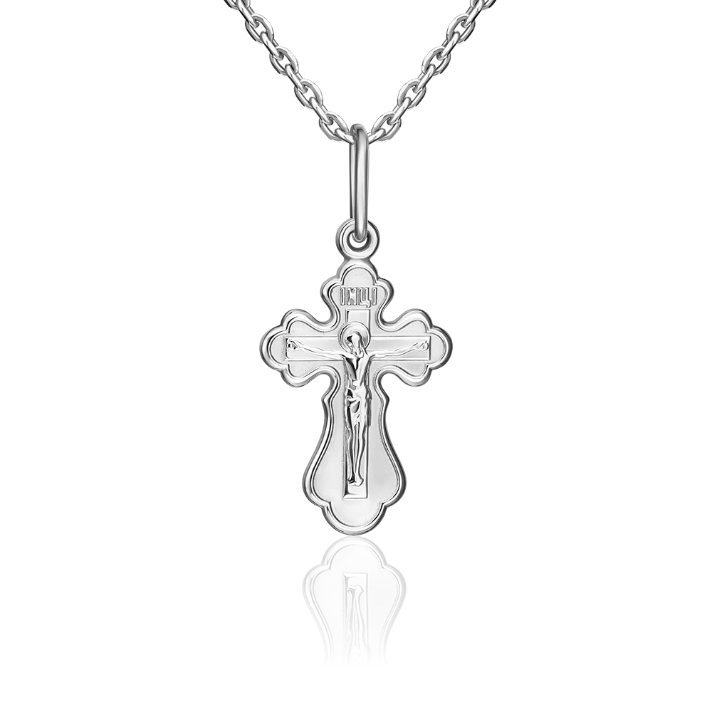 Православный крест из серебра 03-1634-00-000-0200