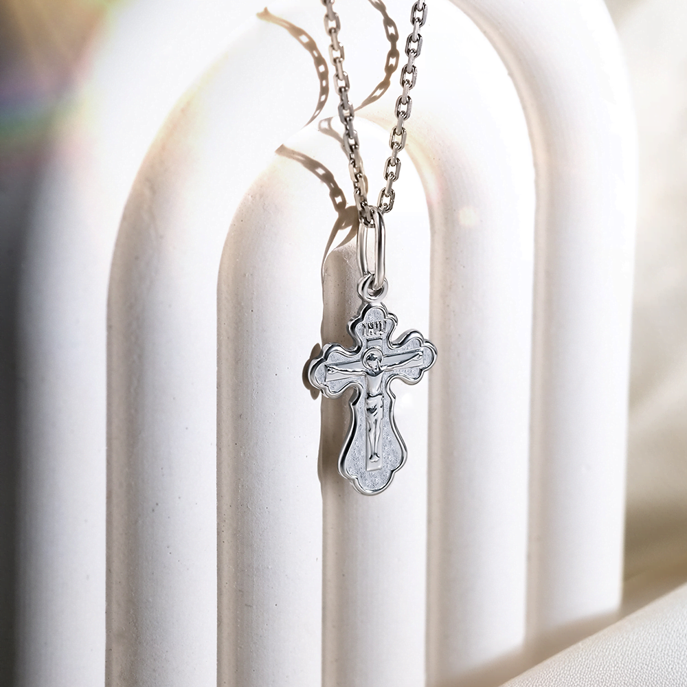 Православный крест из серебра 03-1634-00-000-0200