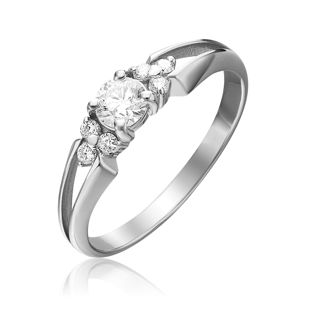 Кольцо из белого золота с бриллиантами 01-0570-00-101-1120-30