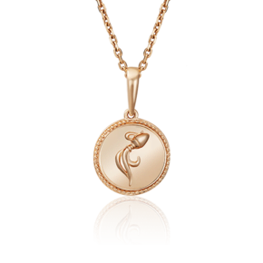 Подвеска «Знак зодиака Водолей» из красного золота 03-3110-11-000-1110-66
