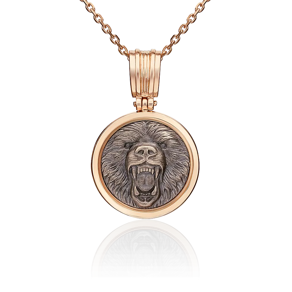 Подвеска «Медведь» из комбинированного золота 03-3101-00-000-1111-42