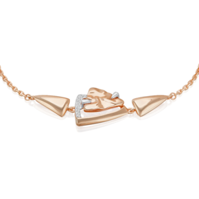 Браслет «Интрига» из красного золота с натуральными топазами white 05-0761-00-201-1110