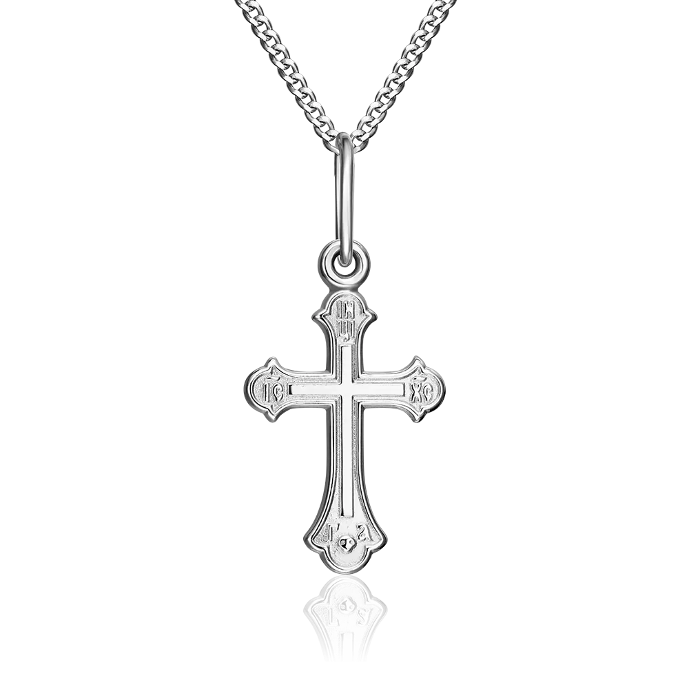 Комплект (крест на цепи) из серебра 15-0013-00-000-0200