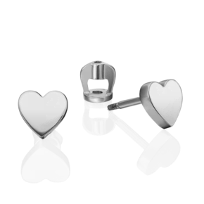 Серьги-пусеты «Сердца» из серебра 02-4515-00-000-0200