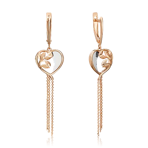 Серьги из комбинированного золота 02-4698-00-000-1111-59