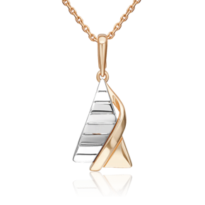 Подвеска из комбинированного золота 03-3538-00-000-1111