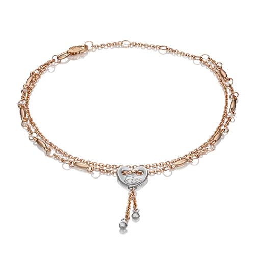 Браслет «Поцелуй» из комбинированного золота 05-0592-00-000-1111-63