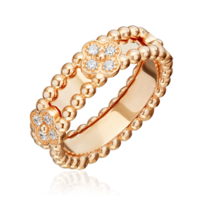 Кольцо из красного золота с фианитами 01-5949-00-401-1110