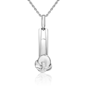 Подвеска из белого золота с бриллиантами 03-3368-00-101-1120