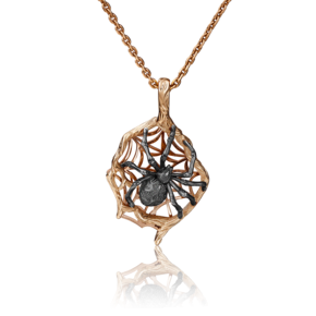 Подвеска «Паук» из красного золота 03-2920-00-000-1110-59