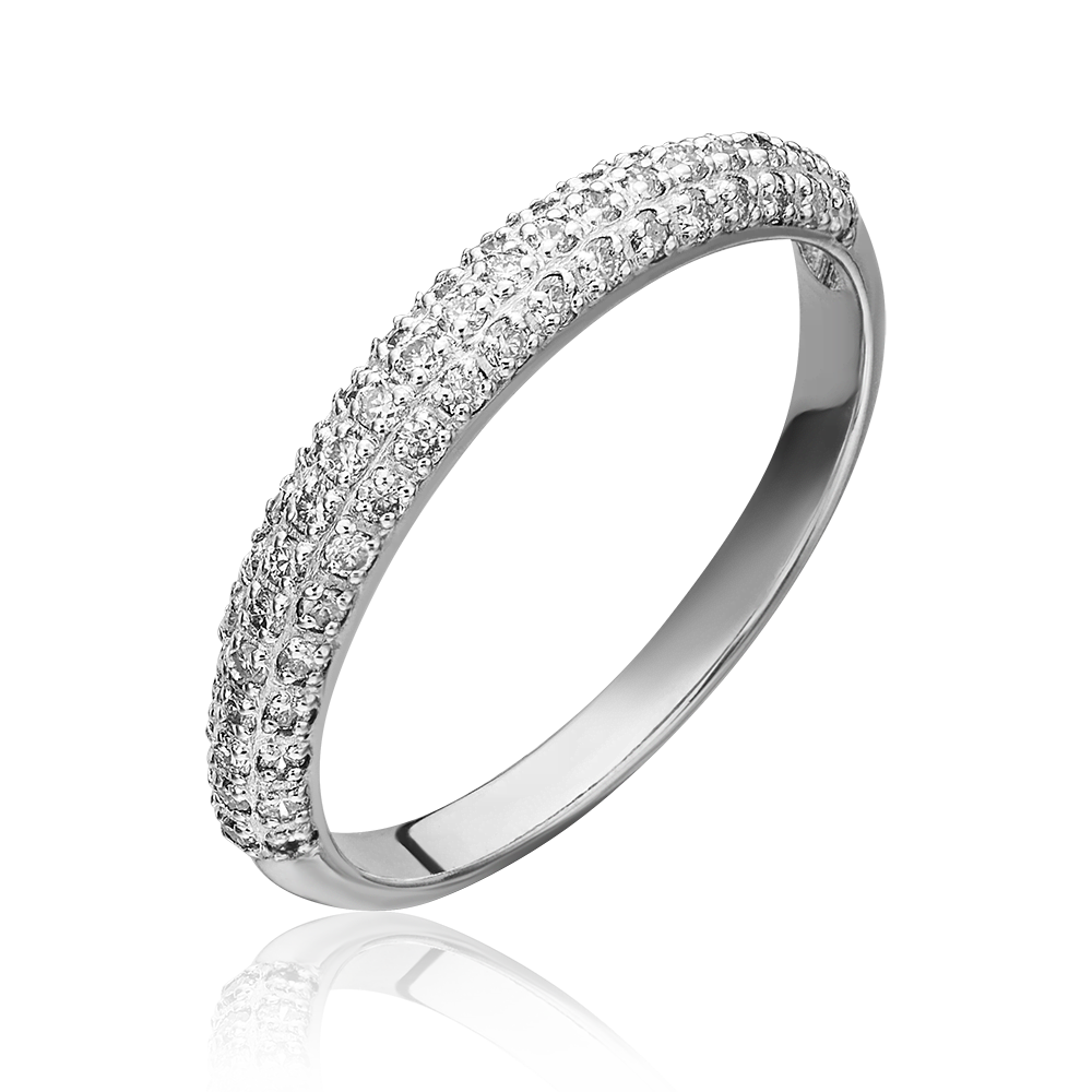 Кольцо из белого золота с бриллиантами 01-1479-00-101-1120-30