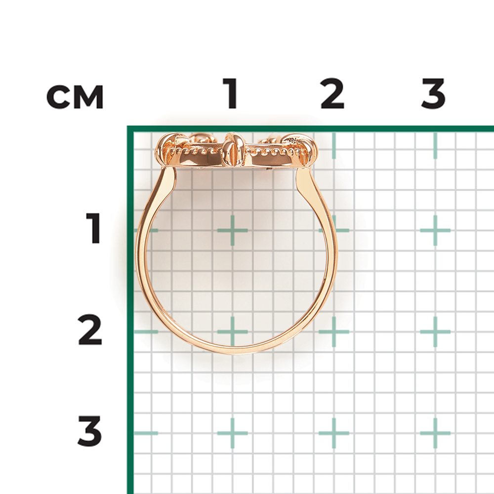 Кольцо из красного золота с сердоликом 01-5857-00-748-1110