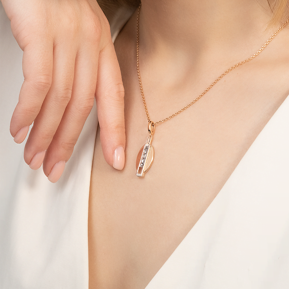 Подвеска из комбинированного золота 03-3386-00-000-1111