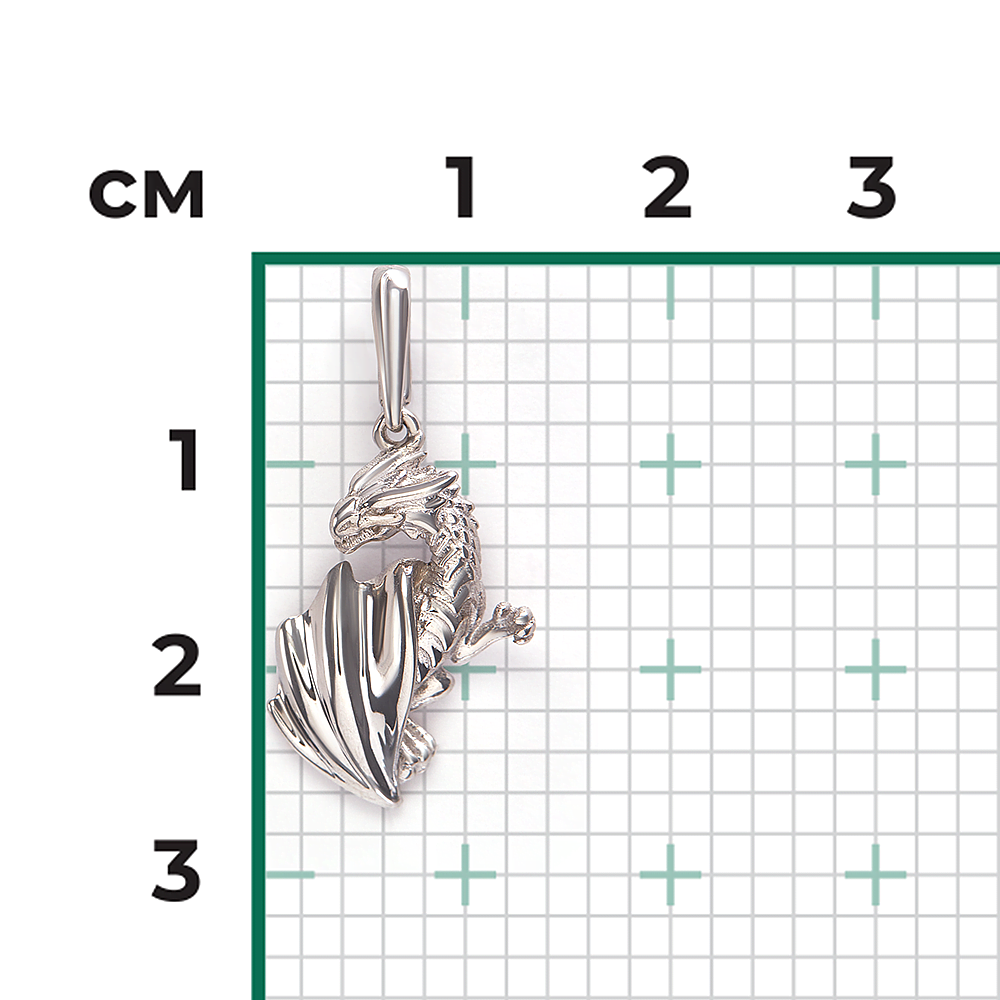 Подвеска «Дракон» из серебра 03-3514-00-000-0200