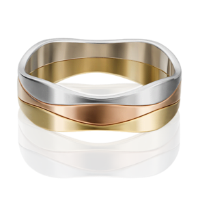 Обручальное кольцо из комбинированного золота 01-5316-00-000-1140-39