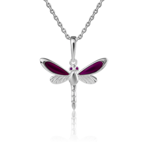 Подвеска «Стрекоза» из серебра с эмалью 03-3205-02-000-0200-71