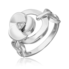 Кольцо из белого золота с бриллиантами 01-5609-00-101-1120