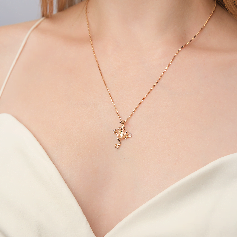 Подвеска «Лягушка» из красного золота 03-2957-00-000-1110