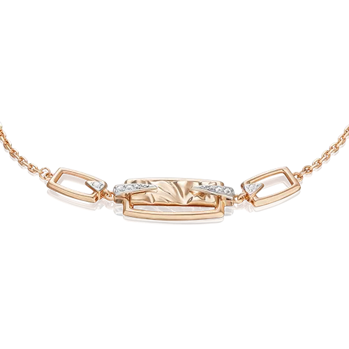 Браслет «Впечатление» из комбинированного золота с натуральными топазами white 05-0759-00-201-1111