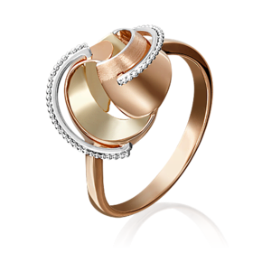 Кольцо из комбинированного золота 01-5175-00-000-1113-48