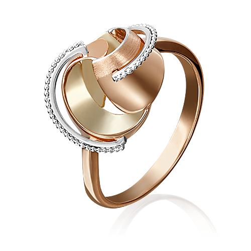 Кольцо из комбинированного золота 01-5175-00-000-1113-48