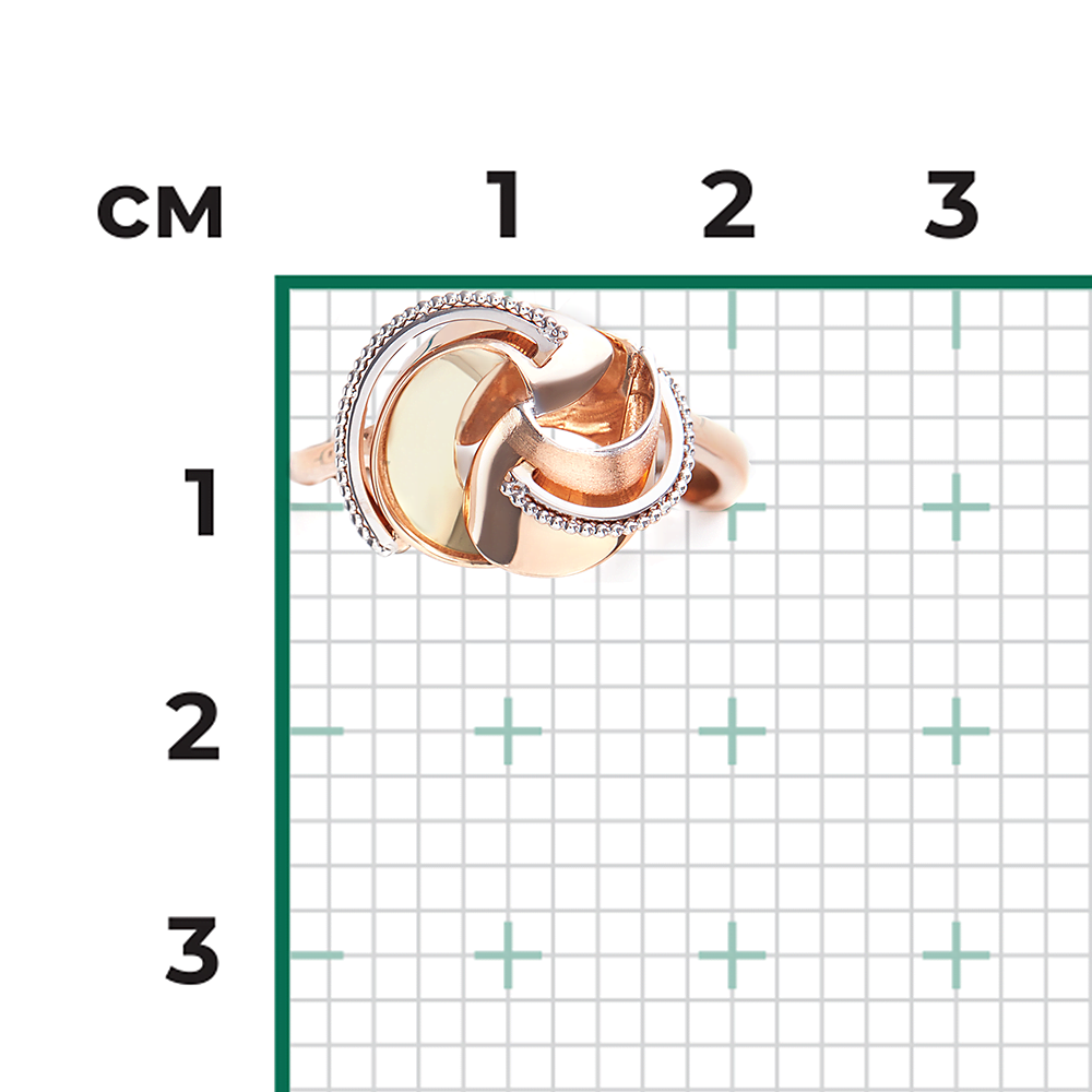 Кольцо из комбинированного золота 01-5175-00-000-1113-48